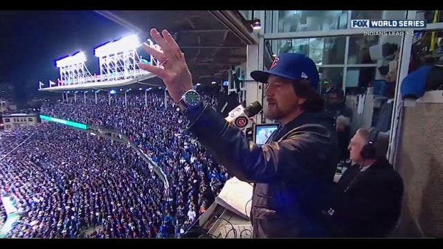 Eddie Vedder, Harry Caray duet "Take Me Out to the Ball Game"