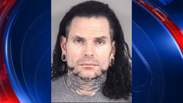 WWE superstar Jeff Hardy arrested for DWI in Cabarrus County