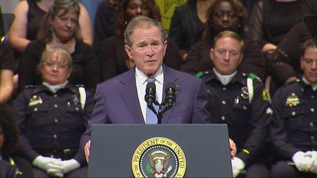 Former President George W. Bush didn't vote for Trump or Clinton