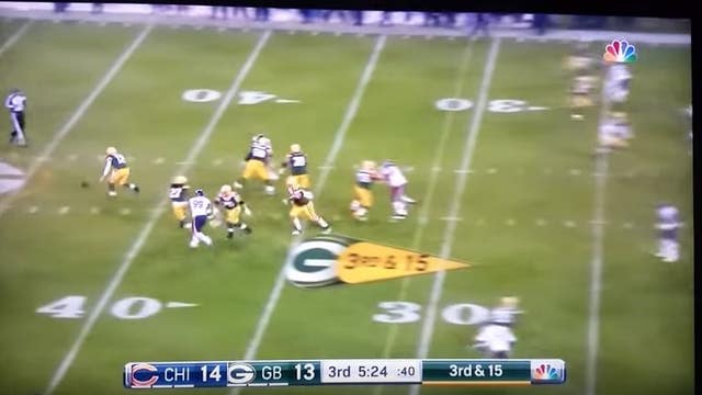 Rodgers busted yelling 'Oh F---' during Bears game