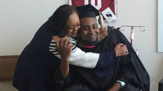 'Stay positive': Student graduates at Chicago hospital after heart transplant