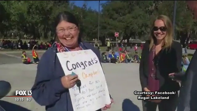 Friends, coworkers help teacher's aide win car from Lakeland dealership