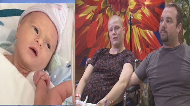 Pregnant and diagnosed with cancer, Dexter woman delivers healthy baby