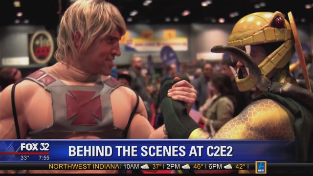 Behind the scenes at C2E2