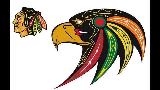 Culturally appropriate Chicago Blackhawks logo goes viral