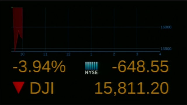 Stocks slump; Dow ends down 588 after early 1,000-pt. slide