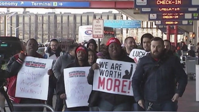 O'Hare airport workers vote to strike ahead of Thanksgiving