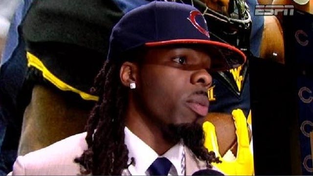 Bears take West Virginia WR White with 7th pick