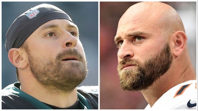 Howie Long's sons, Chris and Kyle, face off Sunday for Eagles-Bears matchup