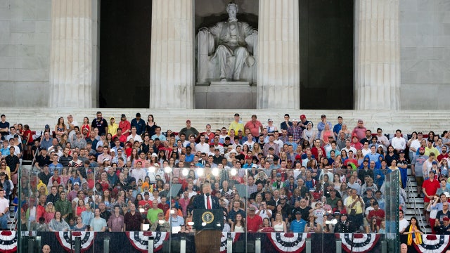 Trump calls America's story ‘the greatest political journey'