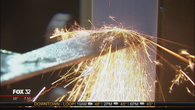 Local artisans forging knives for top kitchens