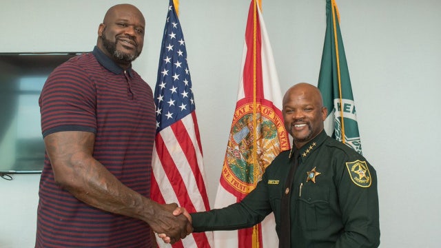 Shaquille O'Neal joins Broward Sheriff's Office as auxiliary deputy