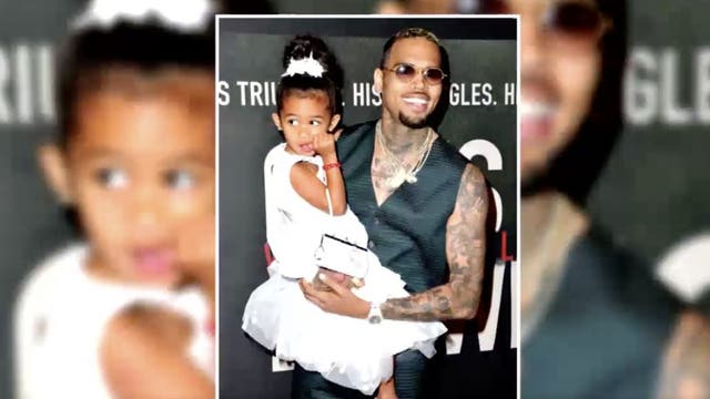 Did Chris Brown buy his daughter a monkey for Christmas?