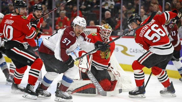 Blackhawks eliminated from playoff contention after 5-1 loss to Avs