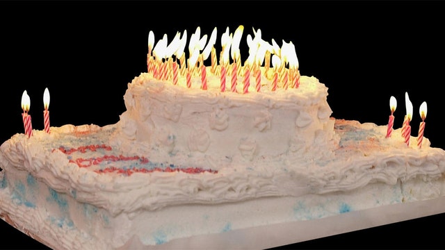 Bacteria concerns over blowing out candles on cakes
