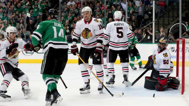 Blackhawks in last place halfway through season