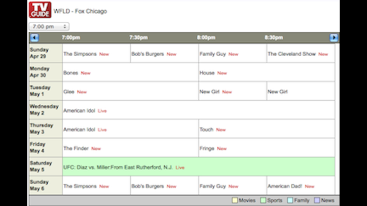 TV Schedule | FOX 32 Chicago