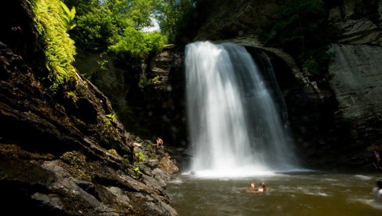 Looking Glass Waterfall in Pisgah National Forest photo courtesy of USDA