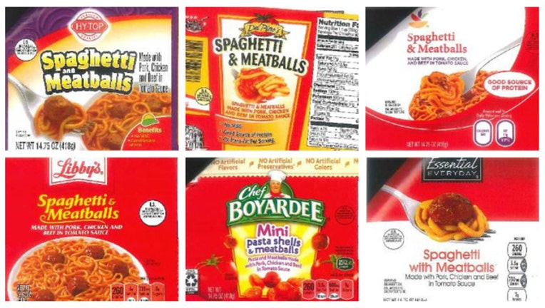 Spaghetti and meatball recall includes Chey Boyardee and Libby's brand