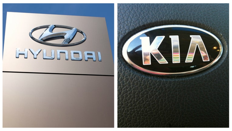 Hyundai and Kia logos