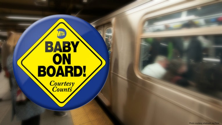 213ab9cb-The MTA has launched a new Baby on Board campaign to help pregnant riders (NY subway image courtesy sfrelmark via Flickr)