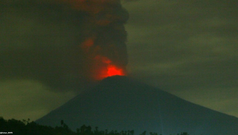 3ce7ed19-Mount Agung volcano on Bali