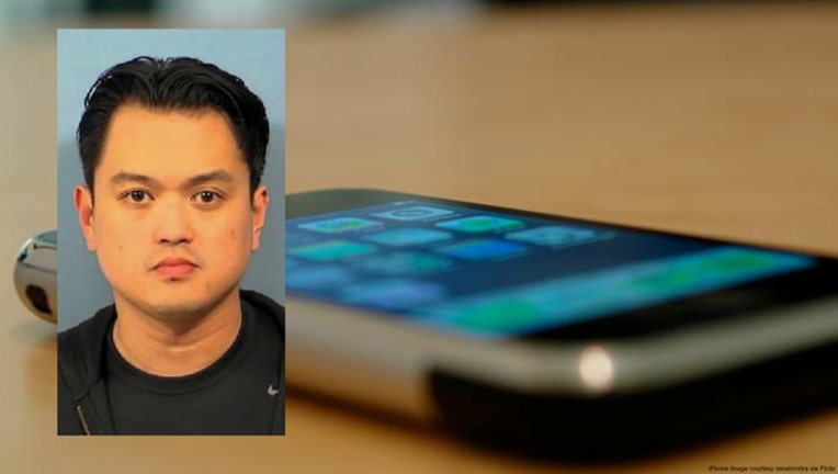 Nurse Mark L. Luis is accused of stealing sexual photos from a patient's cell phone