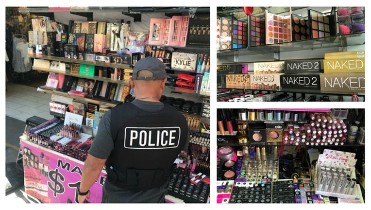 LAPD cosmetics bust - fake makeup