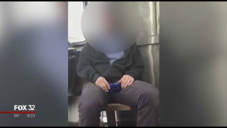4f548ac8-Man suspected of filming an upskirt video on a CTA train