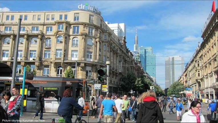 Stock photo of Frankfurt, Germany courtesy Kuruman via Flickr