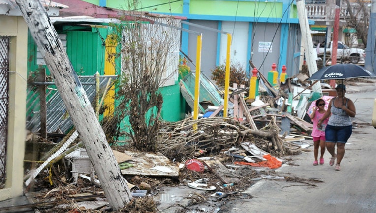 Hurricane Maria damage in Puerto Rico