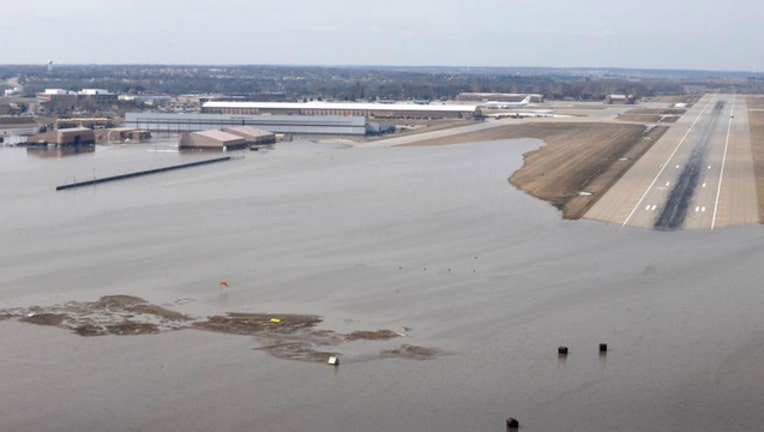 542b8fc0-Photo of flooding at Offut Air Force Base from official Offut Facebook account