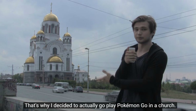 Still image from video posted on Sokolovsky! channel on YouTube