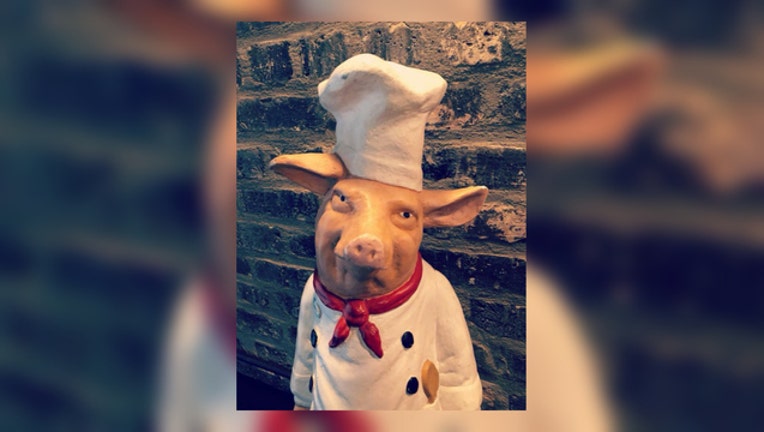 b8b3e929-Pig statue stolen from the Angry Pig Tavern in Wicker Park