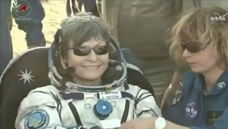 bf037503-Astronaut Peggy Whitson returns to Earth