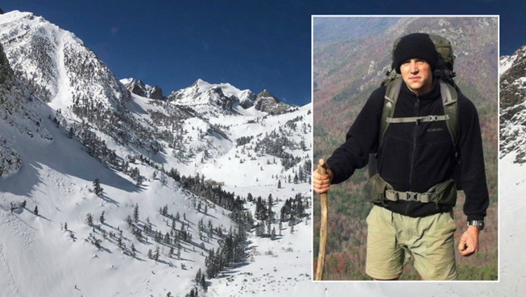 Missing Marine search area image courtesy Inyo County Sheriff's Office
