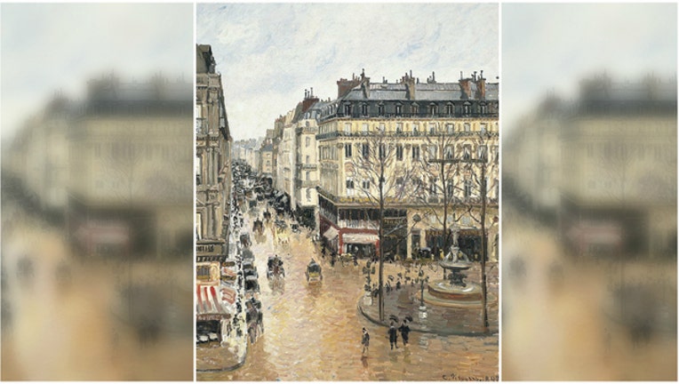 d574785d-Rue St.-Honore, Apres-Midi, Effet de Pluie by Camille Pissarro