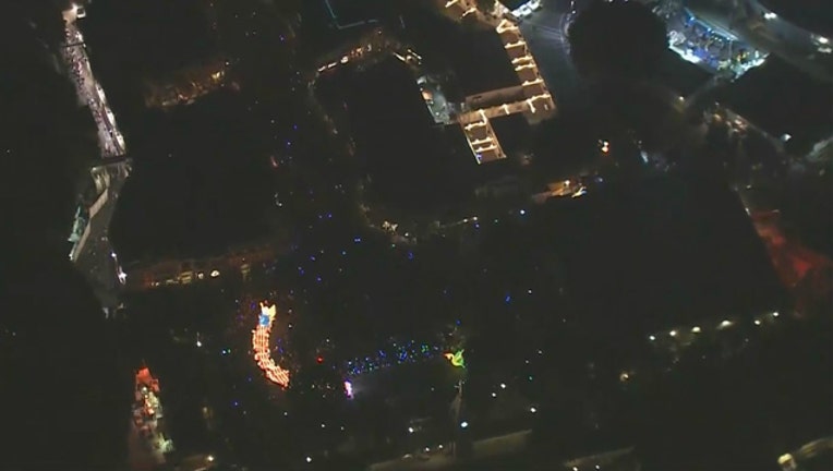 17 Disneyland guests were pelted with goose poop during on Friday night