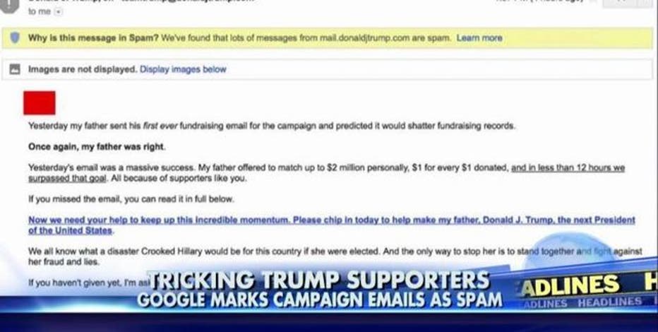 Google Accused Of Sending Trump Campaign Emails To Spam Folder