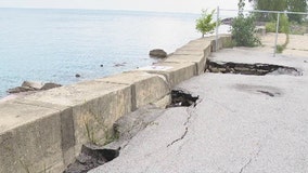 Barriers going in to reduce lakefront flooding