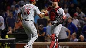 Iglesias' double in 10th leads Reds past Cubs 3-2