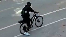 Police searching for armed bicyclist after woman shot in the back in Chicago