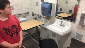 'How is this OK?': Desk of boy with autism moved into bathroom of school by teacher, mom says