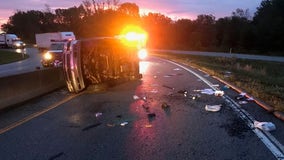 Woman killed in rollover crash on Indiana Toll Road ramp in Lake Station
