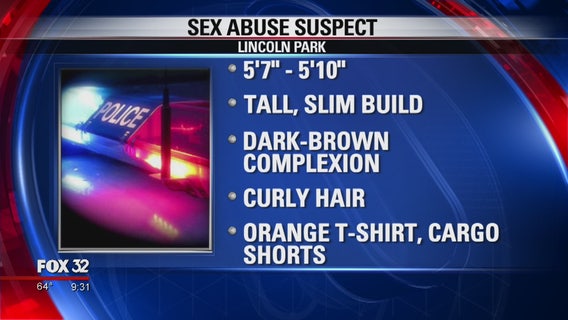 Man wanted for sexual abuse, attempted kidnapping of 13-year-old girl in Lincoln Park: police