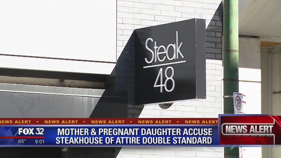 Mother, pregnant daughter accuse Chicago steakhouse of attire double standard