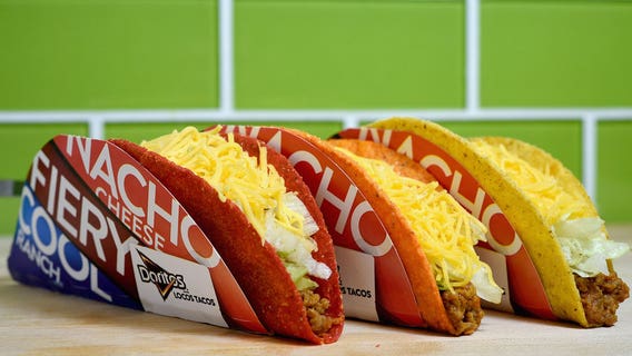 Taco Bell to remove 9 items from menu, including Fiery Doritos Locos Taco, XXL Grilled Stuft Burrito