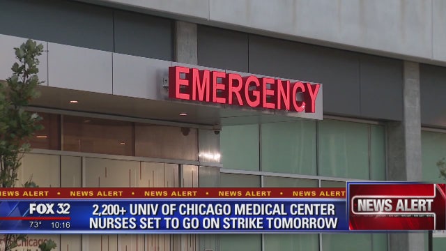 Hundreds of nurses expected to strike at University of Chicago Medical Center as negotiation talks break down
