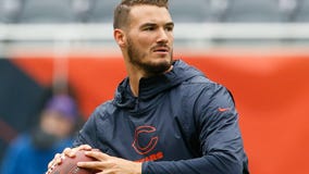 Mitchell Trubisky not conceding Bears starting QB job to Nick Foles