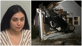 Woman charged with DUI for 2018 crash into Beach Park house